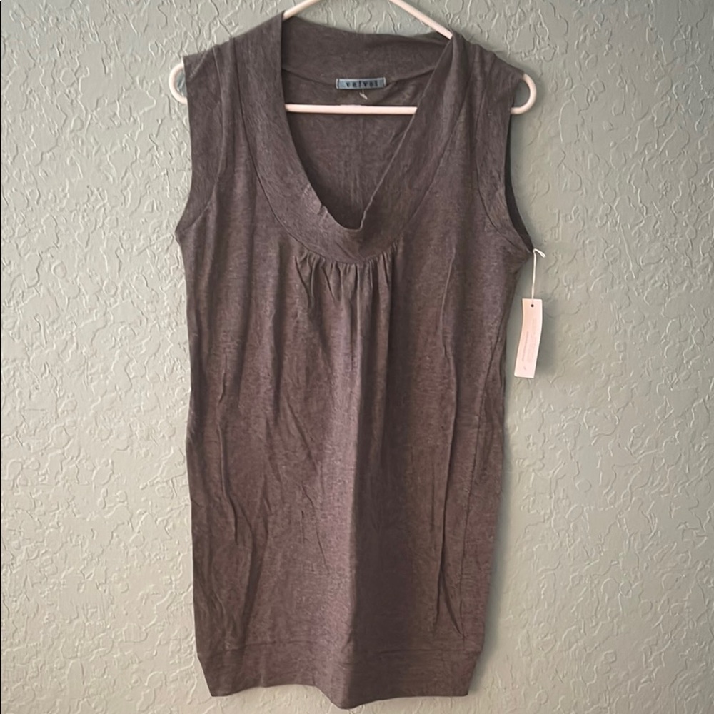 NWT Velvet Tunic Top